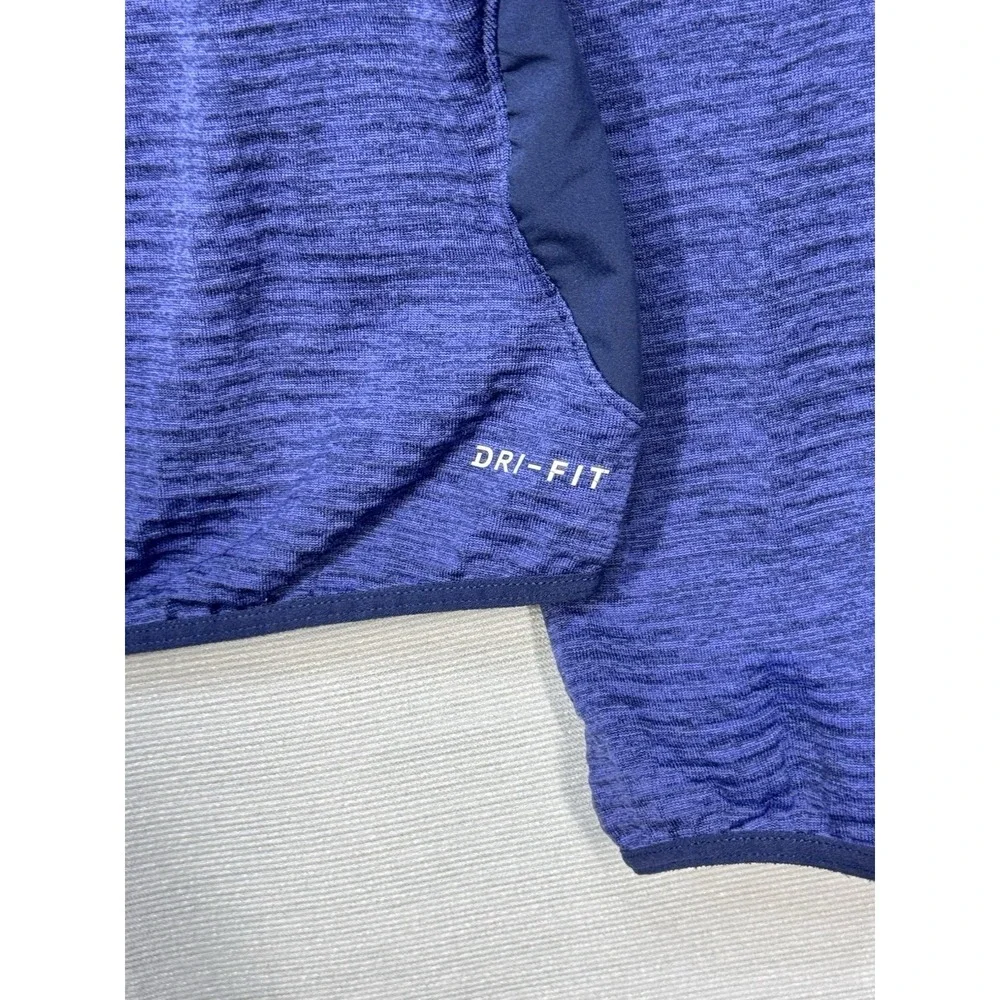 Nike Running Womens Thermal Shirt Sz M Sweater Purple Thumbholes Dri-FIT
